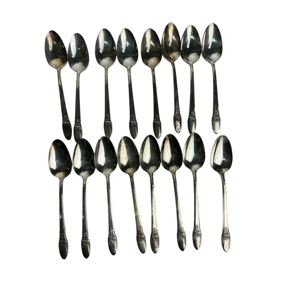 1847 Rogers Bros First Love Silverplate Flatware Set 55 Pieces Service + Serving
